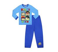 Boys Ryan's World Long Cotton Pyjamas Blue (2-3 Years)