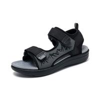 Boys Sandals Comfy Summer Kids Sandals Open Toe Non-Slip Shoes Casual Flat Lightweight Beach Shoes for Holiday Pool School （Grey, 4 Big Kids