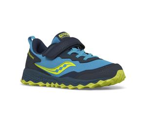 Boys Saucony Juniors Peregrine 15 Running Shoe in Blue