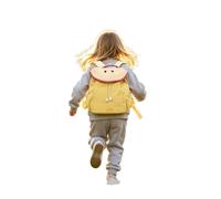 Boys School Bag Lightweight Backpack Rucksack Bookbag Cartoon Fruit Themed Backpack For Girls-Cute Fruit Shape Kindergarten Daypack For Travel Outdoor Activities (Yellow, One Size)