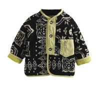 Boys Shearling Fleece Thickened Winter Coat 2025 Arrival Smart Thermal Jacket Outerwear (Green, 18-24 Months)
