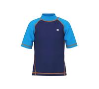 Boys Short Sleeve Rash Vest - Kids UPF 50+ Rash Guard Rashguards Child Surfing T-Shirt Surfshirt Children UV Beach Swim Tee Swimwear Youth Water Sports Top Pool Workout Diving Dark Blue 5/6y