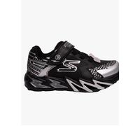 Boy's Skechers 400138L/BKSL FLEX-GLOW BOLT Boys Sport Black/Sliver