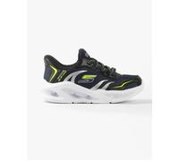 Boy's Skechers METEOR-LIGHTS-BRISK-BEAMS Boys Trainers Navy/Black - Blue - Size: UK 1 older kids