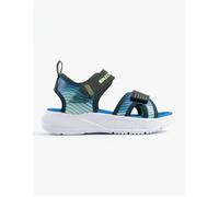 Skechers Baby Boys Microspec-Splash Flat Sandal, Black, 12 UK Child