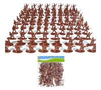 Boys Soldier Adventure 100pcs/set Combat Figures With Assorted Postures For Kids Over 4 Years Old Kids War Scene Playset