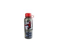 Boys Spider-Man plastic Double-fisted Snack water Bottle Black/Red
