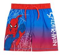 Boys Spiderman Swim Shorts 4-5 Years Red Blue