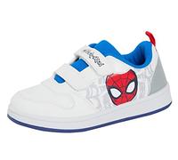 Boys Spiderman Trainers White/Grey Web UK 10 Child