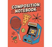 Boys Sports With Pizza Video Game Notebook: 120 Pages Composition Book, with Fantasycartoon Cover Design, designed for Journaling, Ideas, Kids, ... Cover Design, designed for Journal