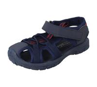 Boys Spot On Elastic Lace Hook and Loop Strap Casual Sandals - N0R074