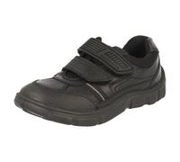 Start Rite Luke 2v Black leather Kids Boys Shoes 2273-76F in a Plain Leather in Size 13.5