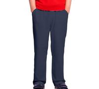 Boys' Stretch Pull on Chino Pants Kids School Uniform Yonth Twill Pants for Boys Girls Dress Slacks Pant Elastic Waist Straight Fit Classic Trousers Toddler Jogger Pant (Navy, 15-16 Years)