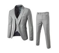 Boys' Suits & Blazers 3 Piece Boys' Suit & Blazers Formal Outfit Prom Suits Button Down Blazer Boy Suit 12-18 Years UK Teens Regular Fit Wedding Party Casual Jacket Vest Trousers Coat Grey