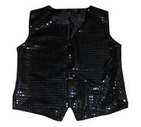 Boys Summer Clothes Boys Sequin Vest Performance Costume Modern Dance Recital Outfit Stage Show Wear For Children Party Celebration