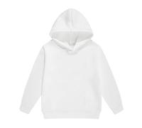 Boys Sweatshirt 15-16 - S Long Sleeve Pullover Solid Casual Outerwear Cozy Fleece Lined Sweater For Toddler To Teen (White, 12-13 Years)