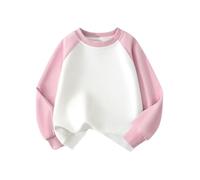 Boys Sweatshirt Girls Unisex Jumper Print Crewneck Pullover for Toddler Cotton Casual School Kids Clothes Age 1-7 Years Pink