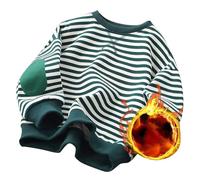 Boys Sweatshirt Kids Girls Children Top Breathable, Lightweight Cute Long Sleeve Tops New Casual Fashion School Uniform Toddler Clothes Age 1-7 Years Green
