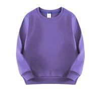 Boys Sweatshirts Girls Unisex Jumper Long Sleeve Graphic Tops Cute New Casual Fashion School Toddler Clothes Age 1-7 Years Purple