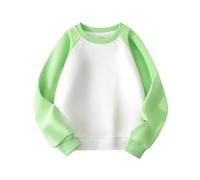 Boys Sweatshirts Kids Girls Children Top Long Sleeve Graphic Tops Cute Regular Fit Activewear School Jumper Size Age 5-13 Years Light Green