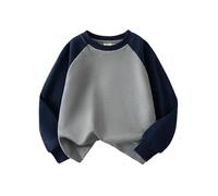 Boys Sweatshirts Sweatshirt Unisex Long Sleeve Graphic Tops Fleece Casual Jumper T Shirt Fall Outdoor Activewear Size Age 5-13 Years Navy