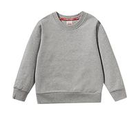 Boys Sweatshirts Sweatshirt Unisex Long Sleeve Graphic Tops Sweater Jumber Full Casual Jumper T Shirt Fall School Uniform Toddler Clothes Age 1-7 Years Grey