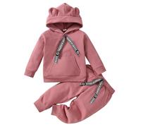 Boys Sweatsuit Size 6 Girls Clothes Tracksuit For Girls 7 Toddler Girl Pullover Tops And Pants Set Sweatsuit Set Boys Kids Pants Set Hoodie Kids Girls Boys Cotton Sweatpants White Christmas Lights