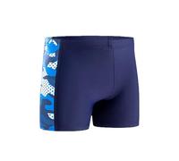 Boys Swim Shorts With Drawstring Elastic Waist Swim Shorts Quick Dry Beach Surf Shorts Children's Swimsuit Suitable For Swimming Pool Beach (UK, Age, 7 Years, 8 Years, Regular, Standard, Navy blue)