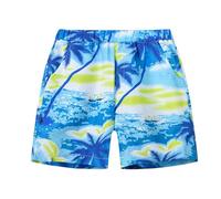 Boys Swim Tr nks Hawaii n Swim Shorts Little Boys Bathing Suit Swimsuit Toddler Boy Summer Beach Swimwear (Blue, 11-12 Years)