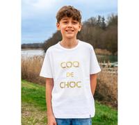 Boy's T-shirt Les Poulettes Fitness Family Blanc 2/3 ans