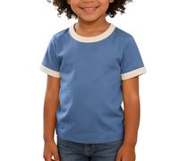 Boys T-Shirt Multicoloured T-Shirts for Boys Kids Lightweight Soft Comfort Fit Tee Crew Neck Cotton T-Shirts Short Sleeve Tshirt Children Ideal for Pe and School Uniform Navy