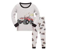 Boys t-Shirt Shorts Set Casual Outfit Kids Dinosaur Monster Print top Cute Apparel Short Sleeve Crew Neck Beach Vacation Suit Festival Clothes Grey