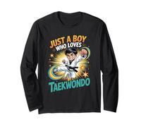 Boys Taekwondo Long Sleeve T-Shirt