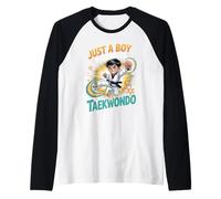 Boys Taekwondo Raglan Baseball Tee