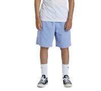 Boys Take Us Back Fleece Jogger Shorts in Hydrangea