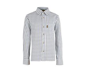 Boys Tattersall Shirt Smart Casual Long Sleeve Collared Kids Check Shirt