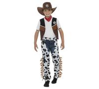 Texan Cowboy Sheriff Toy Story Boy's World Book Day Fancy Dress Costume Free Hat