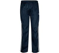 Boys Track Suit Bottoms Kids Children Unisex Casual Elasticated Waist Tracksuit Bottoms Silky Joggers Jogging Jog Trousers Leisure Gym Sports Yoga Open Hem Pull On Pants (Blue, 9-10 Years)