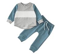 Boys Tracksuit Set Hoodie And Loose Sweatpants Bottom Hoodies Joggers Clothes Sets Plain Long Sleeve Letter Print Sweat Jacket Pants Suit Outfits Jogging Y2K Activewear Sweatshirt