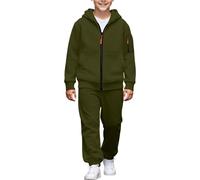 Boys Tracksuit-Zip-Up Sweatshirt Top and Jogging Pants Outfits Clothing Set for Age 4-15 Years Boys Suit Kids Tracksuit for School,Sports,Everyday Wear