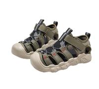 Boys Trainers Girls Sneakers for Toddlers and Kids Lightweight Breathable Hook and Loop Casual Sports Shoes for Everyday Wear Outdoor Play Beach Activities Soft Comfortable(Green,10 Little Child)