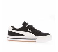Boy's Trainers Puma Juniors Court Classic Vulc Lace up in Black