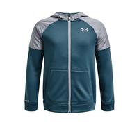 Boy's Under Armour Juniors Armour Fleece Grid Full-Zip Top in Blue