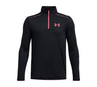 Boy's Under Armour Juniors Tech 1/4 Zip Top in Black