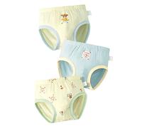 Boys Underpants 140 Children Toddler Baby Boys Underpants Cute Cartoon Print Underwear Shorts Cotton Ruffle Briefs Swimming Trunks 3 Pieces Boxer Shorts Boys 152, yellow, 6-7 Years