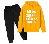Boys Unisex Tracksuit Hooded Top With Bottom Long Sleeve Hoodie Pullover Girls Casual Sportswear Clothing Hoodies And Trousers 2Pc Outfits Multiple Colors, Sizes