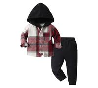 Boys Unisex Tracksuit Hoodie Trousers 2Pcs Hoodies And Joggers Clothes Sets Plain Long Sleeve Letter Print Casual Jogging Running Outfits Gaming Gifts For Multiple Colors, Sizes