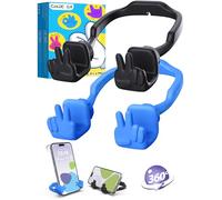 Boys Valentines Gifts for Him Her Men Cell Phone Stand for iPhone Upgrade Adjustable Peace Sign Thumbs Lazy Phone Holder for Desk Cool Gadgets Funny Kids Valentine's Day Gifts for Girls Husband Son