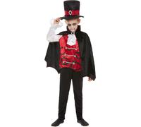 Boys Vampire Costume Halloween Fancy Dress Costume Count Dracula Kids Age 4-12