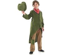Boys Victorian Costume S - XL Kids Dickensian Oliver Twist Fancy Dress Book Day